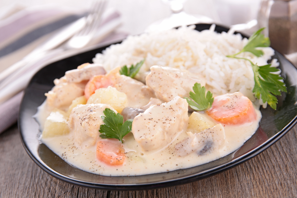 Blanquette de poulet aux petits légumes